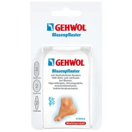 Gehwol blister plasters assorted, 6 pieces