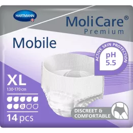 MOLICARE Premium Mobile 8 drops Gr.XL, 14 pcs