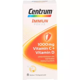 CENTRUM FOKUS Immune 1000 mg vitamin C+D sticks, 8 pcs