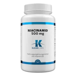 Niacinamide B3 500 mg Capsules, 100 count