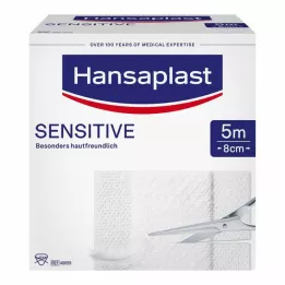 HANSAPLAST Sensitive plaster 8 cmx5 m roll, 1 piece
