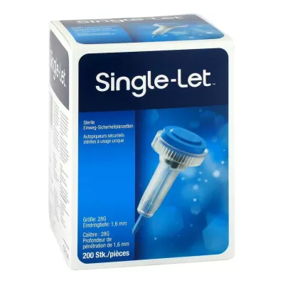 SINGLE-LET security lancets, 200 pcs SINGLE-LET security lancets, 200 pcs