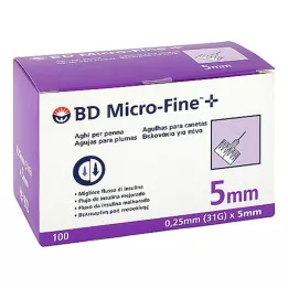 BD MICRO-FINE+ Pen needles 0.25x5 mm, 100 pcs