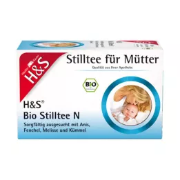 H&S Organic Breastfeeding Tea N Filter Bags, 20X1.8 g