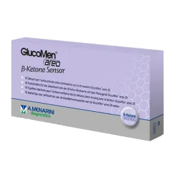 Glucomen areo 2K ß-Ketone sensor test strips, 10 pieces