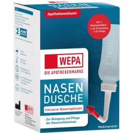 WEPA Nasal shower with 10x2.95 g nose rinsing salt, 1 P