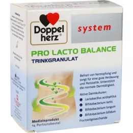 DOPPELHERZ Pro Lacto Balance system drinking granules, 14 pcs