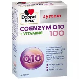 DOPPELHERZ Coenzyme Q10 100+Cápsulas del sistema de vitaminas, 60 pz