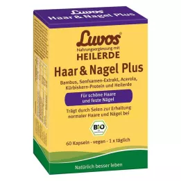 LUVOS Healing Clay Organic Hair &amp; Nail Plus Capsules, 60 pcs