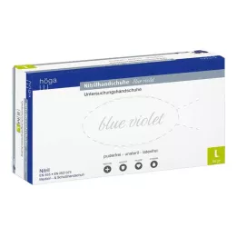 NITRIL Gloves unste.powder-free size L blue violet, 100 |2| pieces |2|