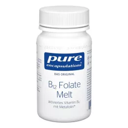 PURE ENCAPSULATIONS B12 Folate melt lollipop, 90 pcs