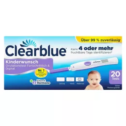 CLEARBLUE Ovulation test advanced &amp; digital, 20 pcs