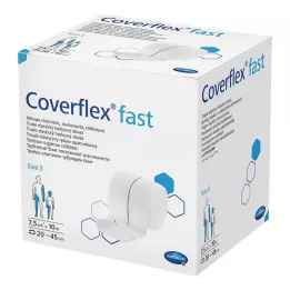COVERFLEX Fast hose -grave 3 7.5 cmx10 m white, 1 pcs