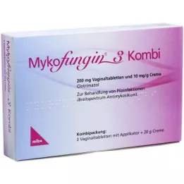 MYKOFUNGIN 3 Kombi 200 mg Vaginaltab.+10 mg/g Cre., 1 P