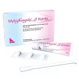 MYKOFUNGIN 3 combination 200 mg vaginal tablets + 10 mg/g cre., 1 p
