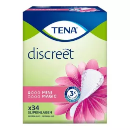 TENA LADY Discreet inserts mini magic, 34 pieces
