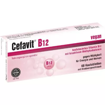 CEFAVIT B12 Kautabletten, 60 St