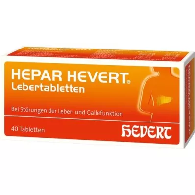 HEPAR HEVERT Lebertabletten, 40 St