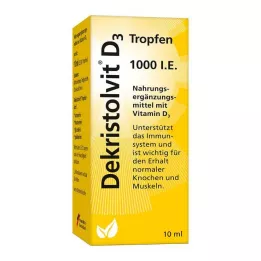 DEKRISTOLVIT D3 1,000 IU drops, 10 ml