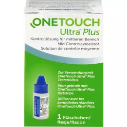 ONE TOUCH Ultra Plus Kontrolllösung mittel, 3.8 ml