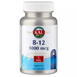 VITAMIN B12 1000 µg tablets, 50 pcs