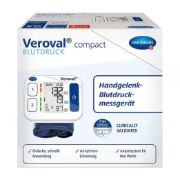 VEROVAL compact wrist blood pressure monitor, 1 pc