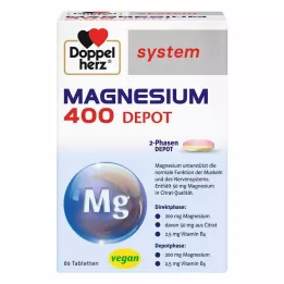 DOPPELHERZ Magnesium 400 Depot system tablets, 60 pcs