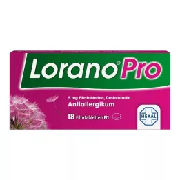 LORANOPRO 5 mg film-coated tablets, 18 pcs
