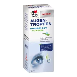 DOPPELHERZ Eye drops Hyaluron 0.3% system, 10 ml