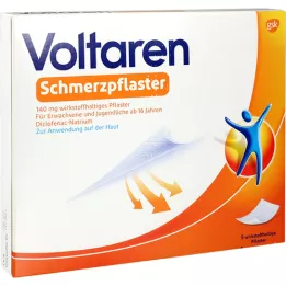VOLTAREN Pain plaster 140 mg active substance., 5 pcs