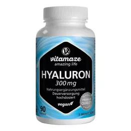 HYALURONSÄURE 300 mg high dose vegan capsules, 90 pcs