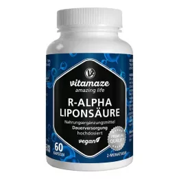 R-ALPHA-LIPONSÄURE 200 mg high-dose vegan capsules, 60 pcs