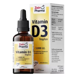 VITAMIN D3 TROPFEN 1,000 IU 2100 Tro.ZeinPharma, 50 ml