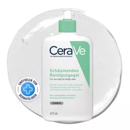 CERAVE foaming cleansing gel, 473 ml