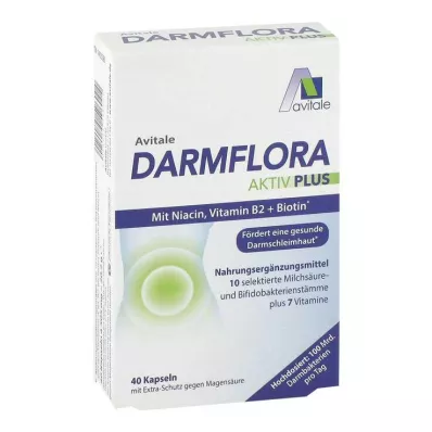 DARMFLORA Active Plus 100 billion bacteria + 7 vitamins, 40 pieces