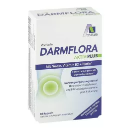 DARMFLORA Active Plus 100 billion bacteria + 7 vitamins, 80 pieces