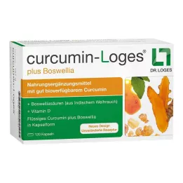 CURCUMIN-LOGES plus Boswellia capsules, 120 pcs