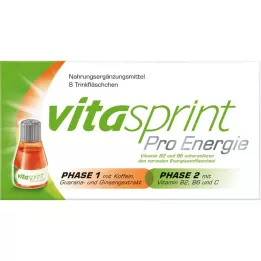 VITASPRINT Pro Energy Drink Bottles, 8 pcs