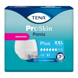 TENA Pants Bariatric Plus XXL for incontinence, 12 pieces