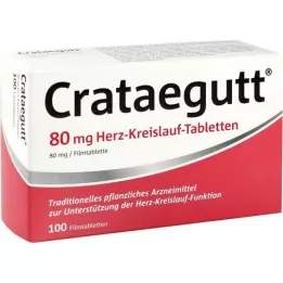 CRATAEGUTT 80 mg cardiovascular tablets, 100 pcs