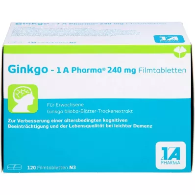 GINKGO-1A Pharma 240 mg film -coated tablets, 120 pcs