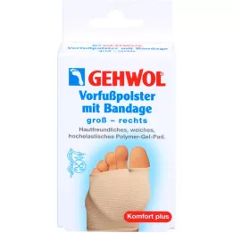 GEHWOL Forefoot pad with bandage, right, large, 1 pc