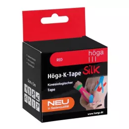 HÖGA-K-TAPE Silk 5 cmx5 m l.fr.red kinesiol.tape, 1 pc
