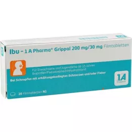 IBU-1A Pharma Grippal 200 mg/30 mg film -coated tablets, 20 pcs