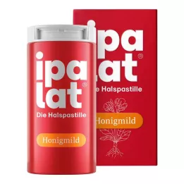 IPALAT Throat lozenges honey mild without menthol sugar free, 40 pcs