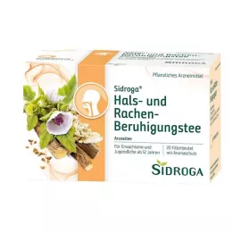 SIDROGA Throat and pharynx soothing tea filter bag, 20X1.75 g
