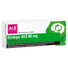 GINKGO AbZ 80 mg film-coated tablets, 30 pcs