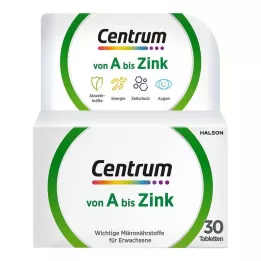 CENTRUM A-Zinc Tablets, 30 pcs