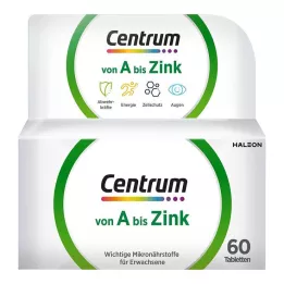 CENTRUM A-Zinc Tablets, 60 pcs
