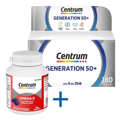 CENTRUM Generation 50+ tablets, 180 pcs